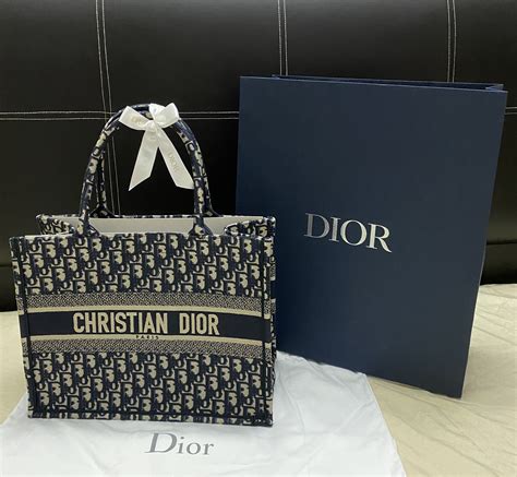 christian dior small book tote.